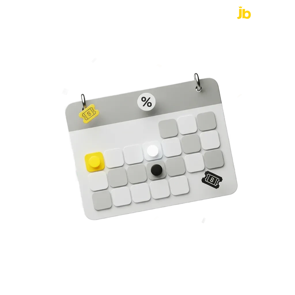 Bannière promo JB Casino Cameroun 2025: 120% sur 1er dépôt + 100 tours gratuits, code à saisir.