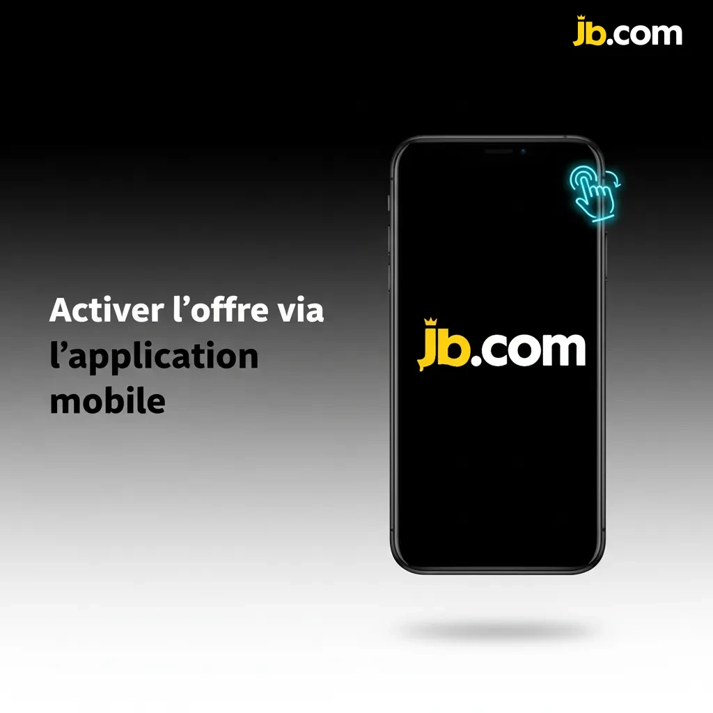 Écran de l’appli mobile présentant les étapes pour activer l’offre de bienvenue et effectuer un dépôt