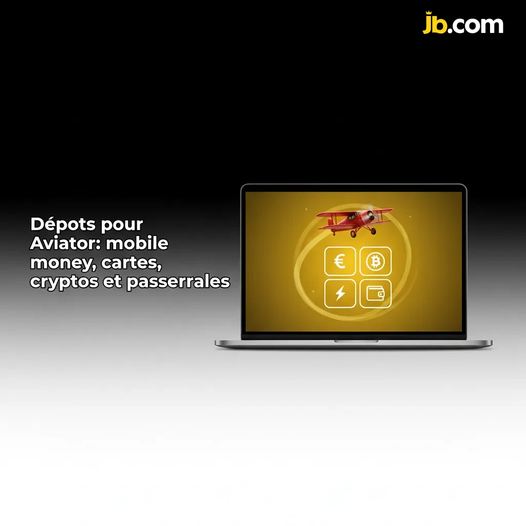 Logos des dépôts Aviator: MTN MoMo, Orange Money, Visa, Mastercard, Skrill, virement, BTC, USDT, ETH via MoonPay/Banxa