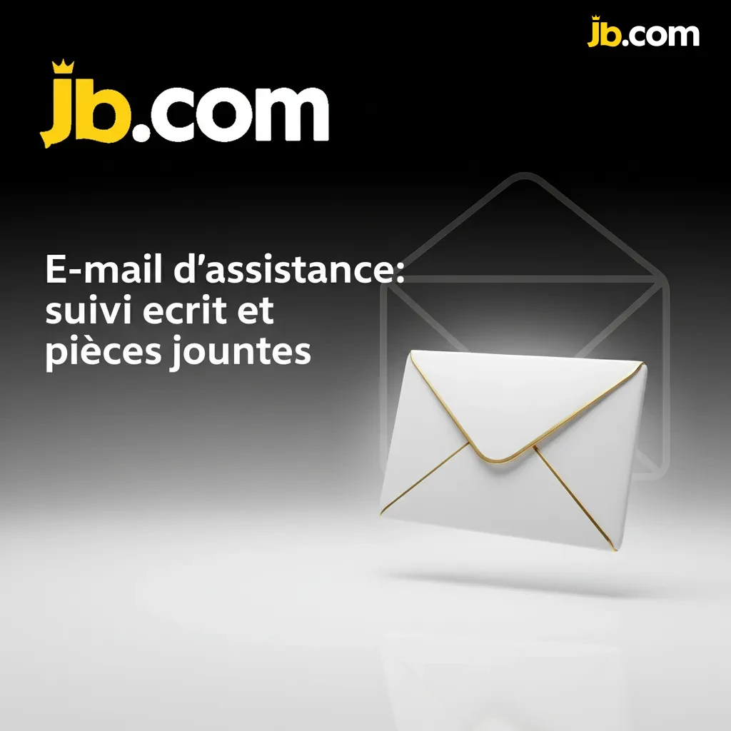 Visuel d’e-mail d’assistance: suivi écrit, pièces jointes, KYC/paiements, adresses dédiées, réponse en 2–12 h.