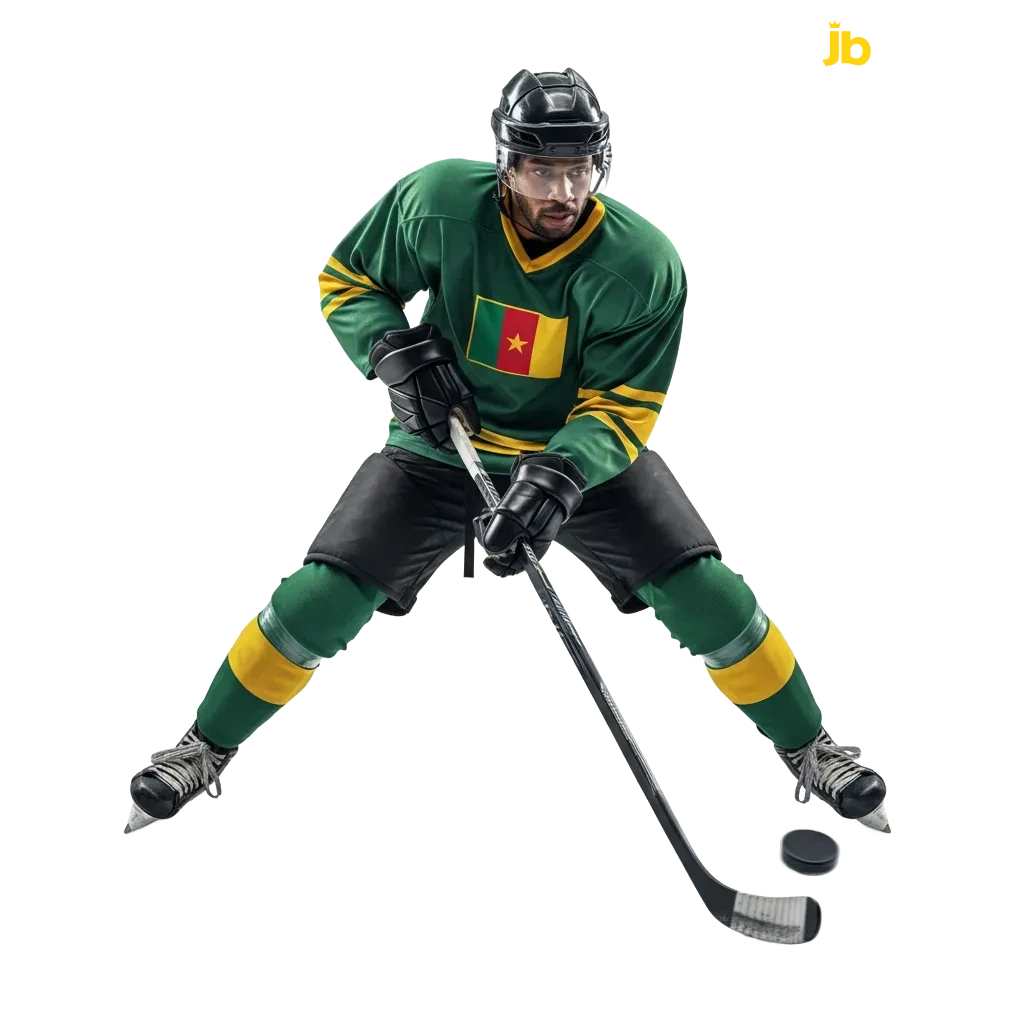 Écran JB Casino affichant cotes et marchés de paris hockey sur glace, en direct et avant-match, sur smartphone