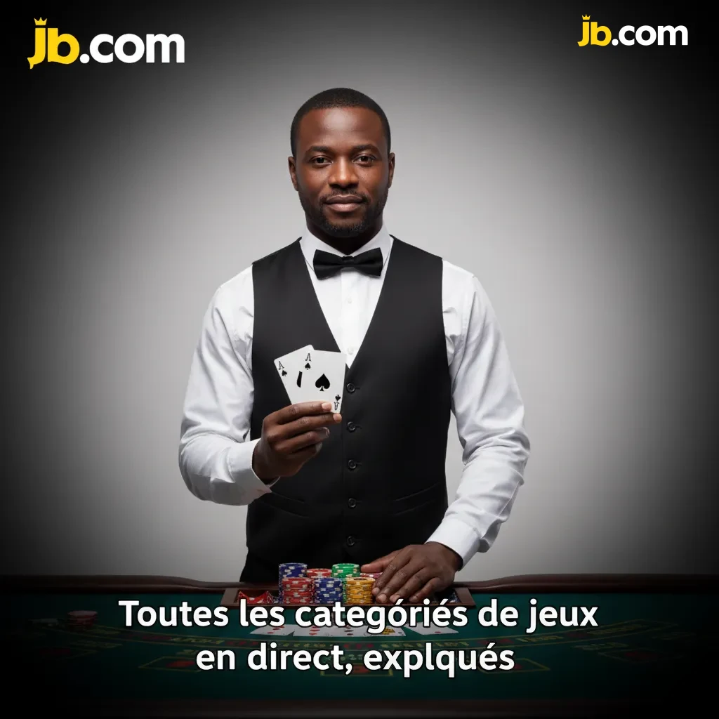 Illustration de roulette, cartes, dés et roue de jeux TV représentant les catégories de jeux en direct.