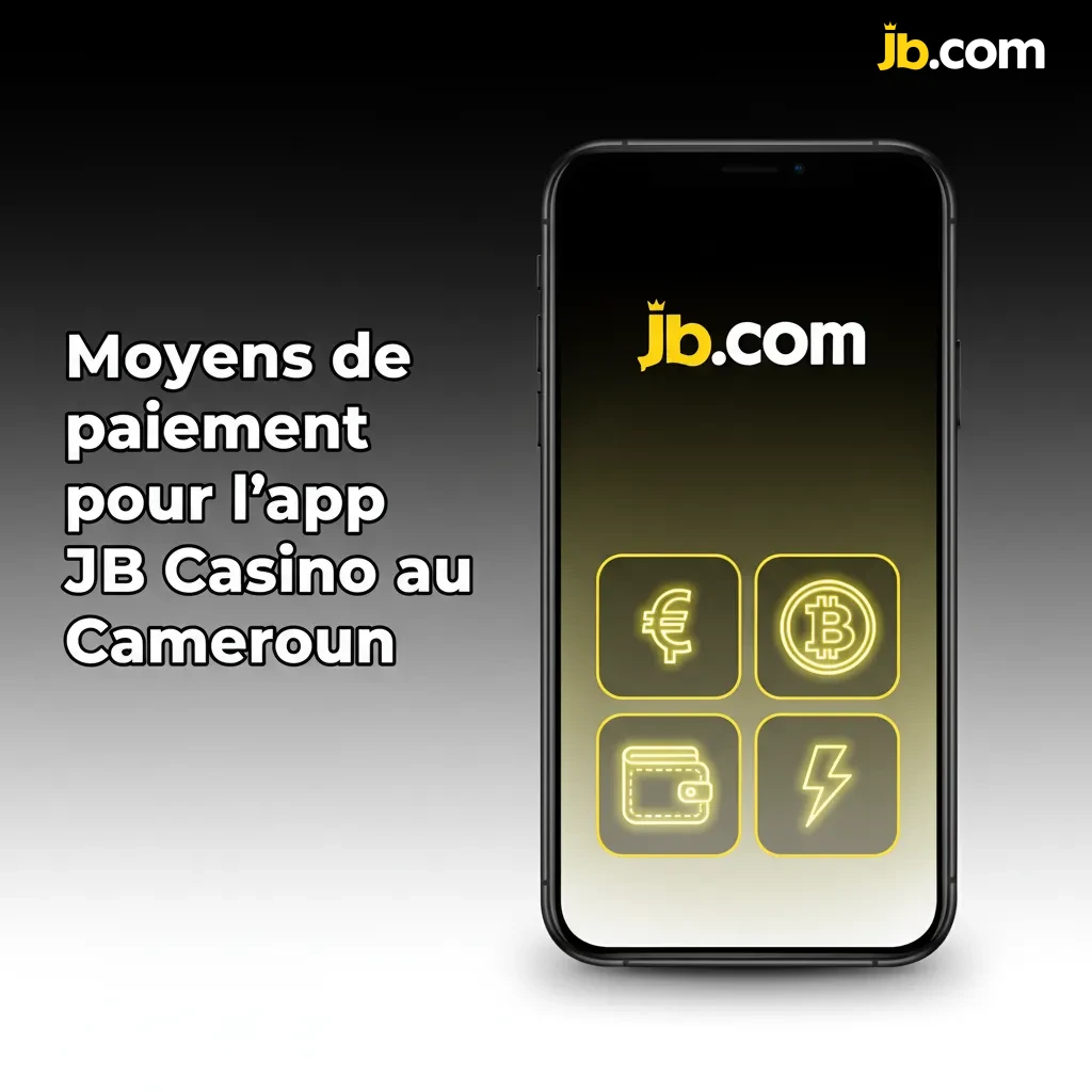 Paiements JB Casino au Cameroun: MTN MoMo, Orange Money, Visa/Mastercard. Dépôts dès 1 000 XAF, retraits dès 3 000.